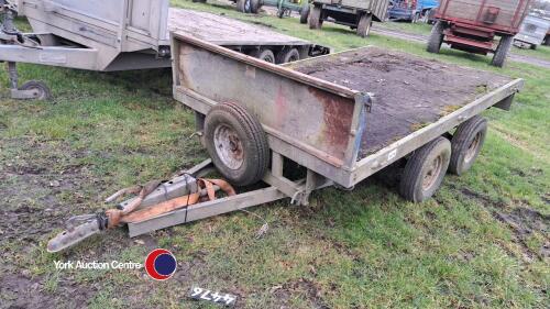 Twin axle car trailer