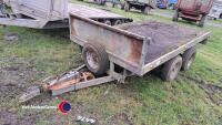 Twin axle car trailer