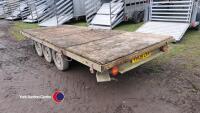 Tri-axle car trailer - 4