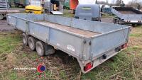Graham Edwards 16ft trailer, side panels, strap box, spare wheel - 5