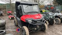 Honda Pioneer 700-2 Side by Side vehicle, 1,633 hours, 2019, road registered agricultural, good tyres, key & V5 in office - 2