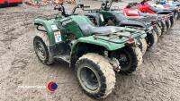 Yamaha Grizzly 350A 2wd ATV (Quad Bike), electric start, fully automatic transmission, tow hitch, front and rear racks and front winch, tyres good. Not road registered. Good working order ready to work., key in office - 3