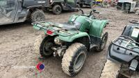 Yamaha Grizzly 350A 2wd ATV (Quad Bike), electric start, fully automatic transmission, tow hitch, front and rear racks and front winch, tyres good. Not road registered. Good working order ready to work., key in office - 4