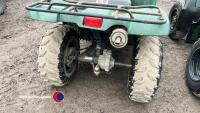 Yamaha Grizzly 350A 2wd ATV (Quad Bike), electric start, fully automatic transmission, tow hitch, front and rear racks and front winch, tyres good. Not road registered. Good working order ready to work., key in office - 5