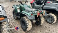 Yamaha Bruin 350 4x4 ATV, key in office, 7771m - 2