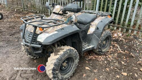 CF MOTO quad bike, road registered, key in office