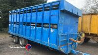 Stewart livestock trailer c/w decks, air brakes - 7