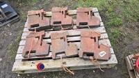 Full set of 10 International weights - 2