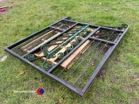 Pair of wrought iron garden gates for 12ft entrance, approx