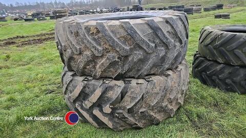 2x Trelleborg 710/75R42 rears 20%