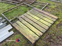 Galvanised heavy duty steel gate - 2