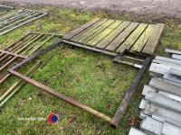 Galvanised heavy duty steel gate - 3