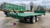 2016 Bailey 21ft bale trailer, 400/60-15.5 tyres - 2