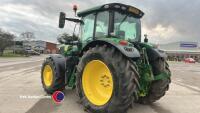 John Deere 6155R tractor, 50kph AutoQuad gearbox, air brakes, front linkage, Michelin 650-65R42 rear Michelin 540-65R30 front tyres, LED lights, electric heated mirror, daily service centre, leather steering wheel, 903 hrs, YE21 RWV, Powerguard Plus until - 5