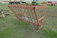 Cattle bale feeder on skids - 2