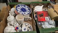 2 x boxes of kitchenware inc Ringtons - 4