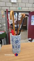 Ceramic walking stick and umbrella holder - 3