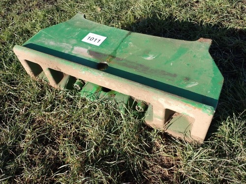 John Deere base weight holder