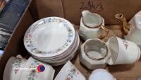 Fenton 'Kashan' 18 piece tea set, 18 piece Royal Doulton Pastarole tea set plus miscellaneous cups & saucers - 2