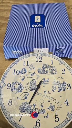 Spode Winnie The Pooh clock