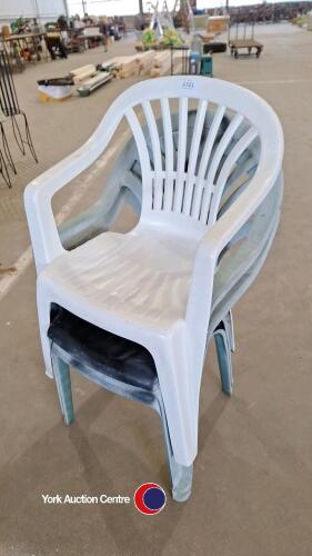 3 x garden chairs