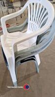 3 x garden chairs - 2