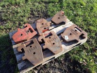 5 x 50kg Ford tractor weights