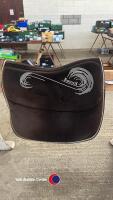 Full Equitex Velvet General Purpose Saddle Pad. Brown. Used. - 3