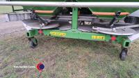 Amazone ZAM Ultra hydraulic drive, twin disc fertiliser spreader c/w Amatron+ and GPS switch control boxes in office - 4