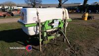 Team 1500L front sprayer tank with induction hopper and hydraulic pump, control box in office