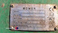Tractor mounted flail mower, 1450mm cutting bed, new belts and bearings, PTO and spares in office - 3