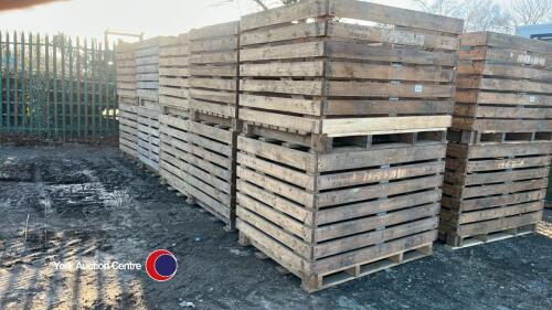 10 x 1T wooden potato boxes