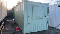 20ft 50/50 office/storage container, key in office - 2