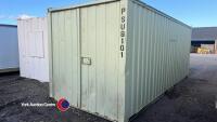20ft 50/50 office/storage container, key in office - 3
