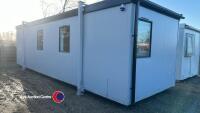 30ft steel clad office, vgc, key in office