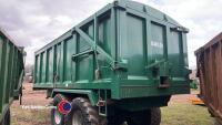 Bailey 16T beet heaper trailer, 560 flotation tyres, roll over sheet, piped and wired to back for drawbar - 3