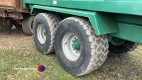 Bailey 16T beet heaper trailer, 560 flotation tyres, roll over sheet, piped and wired to back for drawbar - 5