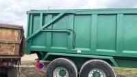 Bailey 16T beet heaper trailer, 560 flotation tyres, roll over sheet, piped and wired to back for drawbar - 6