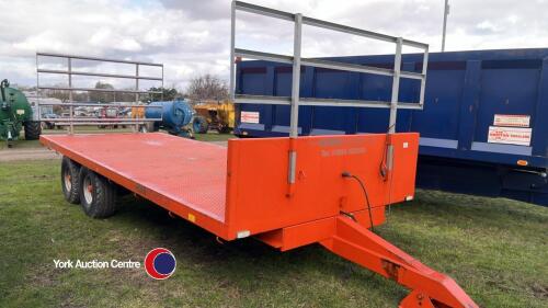 2011 Horns 10T bale trailer, 21ft gwo, vgc, original tyres and paint