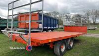 2011 Horns 10T bale trailer, 21ft gwo, vgc, original tyres and paint - 4
