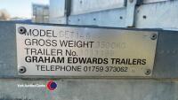 Graham Edwards GET146 livestock trailer, 14ft x 6ft c/w decks and gates, 7ft headroom - 5