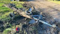 Vehicle towing dolly, c/w spare wheel