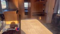 Hymer caravan, 4 birth fixed bed, new tyres and wheel bearings last year, good condition, key in office - 4
