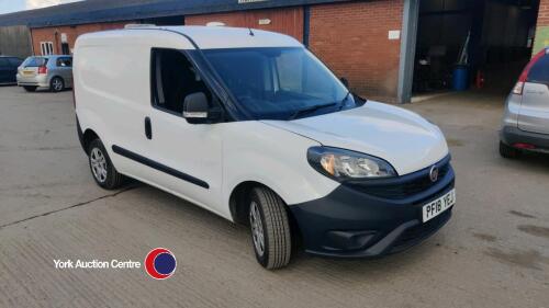 2018 Fiat Doblo 1.6 Multijet II - 1 owner from new - HPi clear - MOT 03.09.25 - 00’s 156422 - PF18YEJ- V5 in office