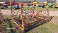 Hachett hyd folding chain harrows, 16ft, little used - 2