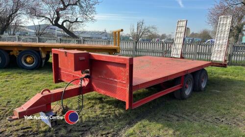 Low loader used to carry 5T digger