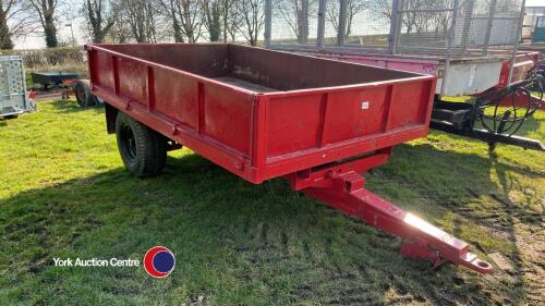 Red 3T tipping trailer