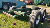 Trailer chassis, twin axle - 4