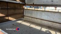 22 ft trailer air brakes air suspension c/w 20 ft livestock box no decks inc 2 piece dividing gate - 3