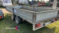 Ifor Williams 14ft flat trailer c/w sideboards, new brakes recently - 3